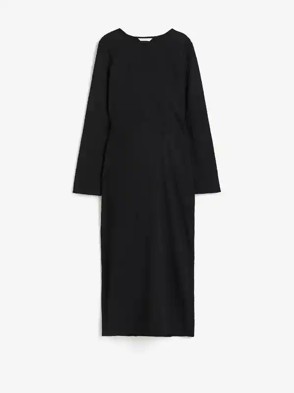 Textured Jersey Dress